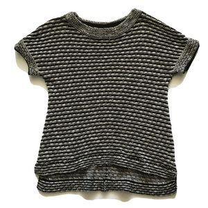 Field Flower Anthropologie Short Sleeve Sweater M